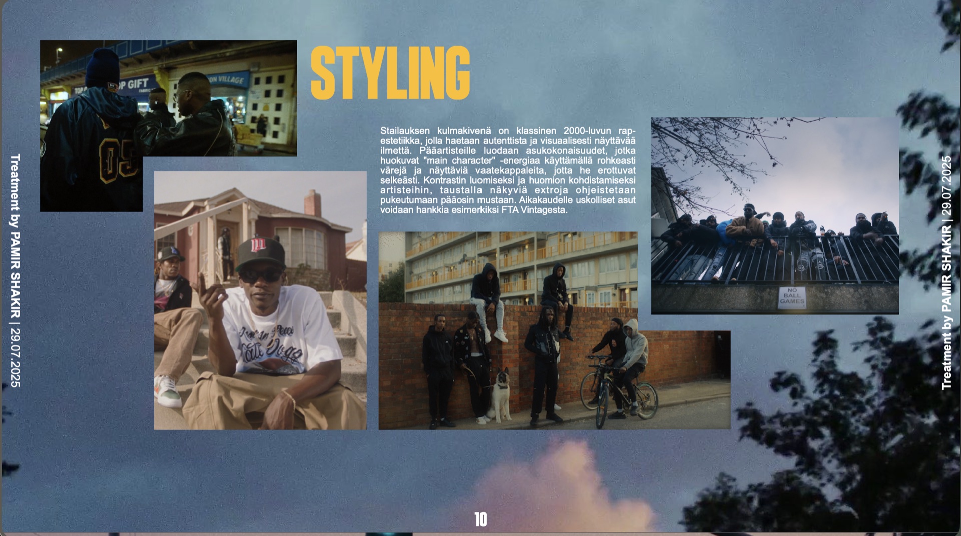 Treatment page — styling references